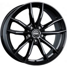 18" - 5/112 Bilfelger Rial X12 Diamond Black 8x18 5/112 ET30 B66.6