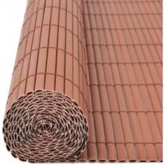 vidaXL Recinzione da Giardino a Doppio Lato 110x300 cm Marrone