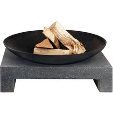 Gardenlife Esschert Firebowl On Square Granito Base