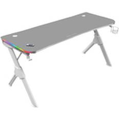 Escritorios de juegos Mars Gaming MGD140RGBW Gaming Desk White