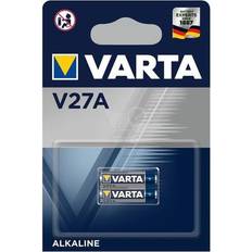 27a 12v Varta ALKALINE V27A SPECIALBATTERI, 2 STK ➞ På lager klar til levering