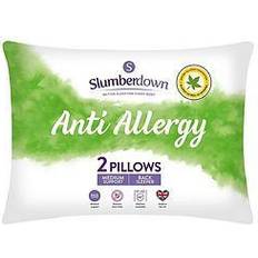 Slumberdown Anti Allergy Medium Support Bed Pillow (74x48cm)