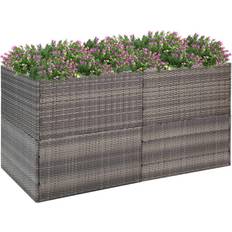 Krukke i polyrattan vidaXL plantekasse 157x80x80 polyrattan Plantekasse