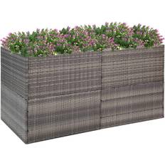 Krukke i polyrattan vidaXL plantekasse 157x80x80 polyrattan