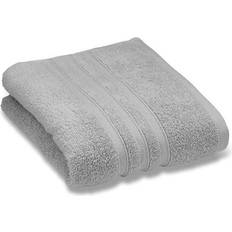 Catherine Lansfield Zero Twist Yarn Bath Bath Towel Silver