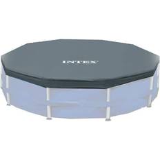 Inflatable Pools Intex 28031E 12 Foot Round Above Ground Swimming Pool Cover, (Pool Cover Only)