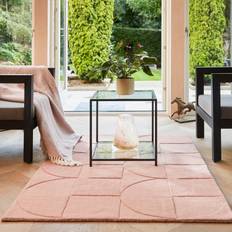 Carpets & Rugs Origin Penny Geometric Wool Rugs Blush Pink