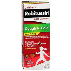 Robitussin Long-Acting Cough & Cold Relief Liquid Fruit Punch 4 - Fruit Punch 4