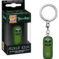 Multicolour Keychains Funko Rick Morty Pickle Rick Pocket Pop! Key Chain