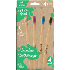 Adult Bamboo Toothbrush Soft 4-pack