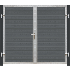 Plus komposit Plus Artura dobbeltlåge venstre skifergrå komposit