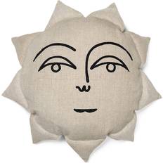 Ull Kompletta dekorationskuddar ferm LIVING Sun Komplett dekorationskudde Natur, Gul, Beige