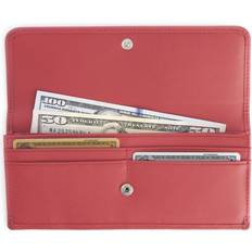 Leather Rfid Blocking Clutch Wallet