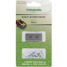 Accessoires pour outils électriques de jardin Grimsholm Knives for Worx Robotic Lawnmower 12-pack