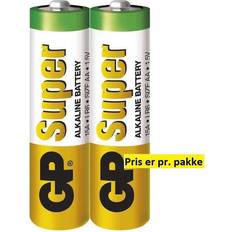 Gp batteries aa super alkaline GP Batteries AA Super Alkaline Batterier 4-Pak