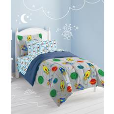 Kid's Room Dream Factory Space Rocket Twin 5 Comforter Set