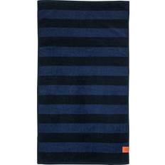 Mette Ditmer Aros Bath Towel Blue, Black