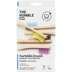 Tandborste bambu The Humble Co. Tandborste i Bambu Vuxen Mjuk, 5-pack