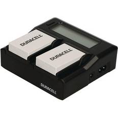Batterier & Opladere Duracell batterioplader til Canon LP-E8 med 2 ladekanaler