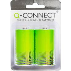 Q-CONNECT Batteria alcalina Mono 1.5 V LR20/D conf. da 2 KF00491