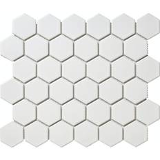 Cello Mosaik Hexagon 32,5X28,1 Vit Matt 0,091 m²/pkt