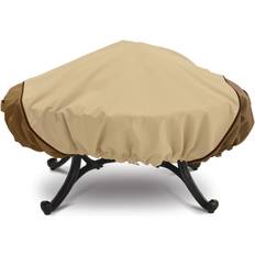 Classic Accessories Veranda Medium Round Fire Pit Cover Natural/brown