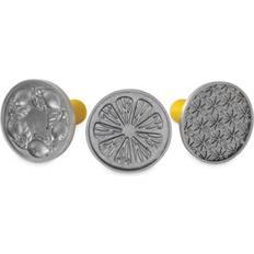 Aluminium Udstikkere Nordic Ware Citrus Cookie Stempel Dejskrabere Bøg Udstikker
