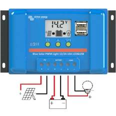 Victron 12 20 Victron Energy BlueSolar PWM LCD USB 12 V 24 V 20 A