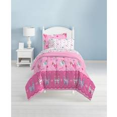 White comforter Dream Factory Magical Princess 5-Piece Twin Comforter