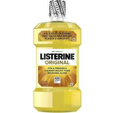 Listerine Original Antiseptic Oral Care Mouthwash to Kill 99% of Germs that Cause Bad ADA-Accepted