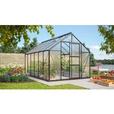 Polycarbonat 6mm drivhus Vitavia Merkur 9900 drivhus Aluminium Polycarbonat