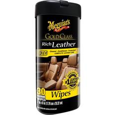 Meguiars Bilvård & Fordonstillbehör Meguiars Gold Class Rich Leather Wipes