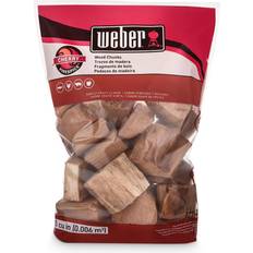 BBQ Smoking Weber Firespice Cherry All Natural Cherry Wood Smoking Chunks 350 cu