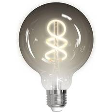 Deltaco Smart Filament LED-Lampa E27 G95 Smokey