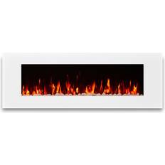 Real Flame Dinatale Wall Hanging Decorative Fireplace White