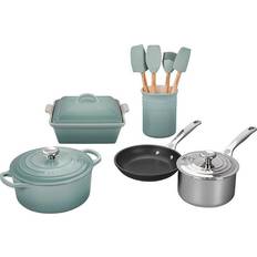 Cookware Le Creuset 12-Piece Mixed Material Cookware Set with lid