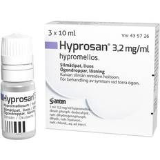 Hyprosan Ögondroppar 3,2 mg/ml 3 10ml