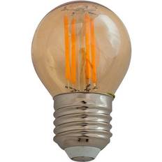 DYBERG LARSEN DybergLarsen E27 LED kronepære m/3-trins-dæmp 4W/ravfarvet