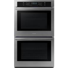 Double - Self Cleaning Ovens Samsung NV51T5511DS 30" Double with 10.2 cu. ft. Total Silver