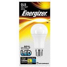 Dagsljus glödlampa Energizer LED GLS Energibesparande glödlampa, E27, dagsljus