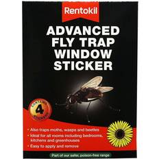 Rentokil Advanced Fly Trap Window Stickers 4pk