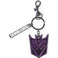 Lilla Nøgleringe Difuzed Hasbro Transformers Decepticons Logo Symbol Keychain Black/Purple