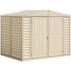 Outbuildings Duramax 8' 5.5' Vinyl Storage Shed with Foundation (Building Area )