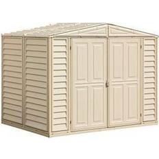 Duramax Capanni Duramax 8' 5.5' Vinyl Storage Shed with Foundation (Superficie edificio )