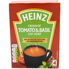 Heinz tomato soup Heinz Cream of Tomato & Basil Cup Soup 4 88g