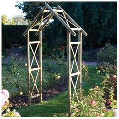 Best Trellises Rowlinson Classical Criss-cross Garden Arch 149x267cm