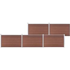 VidaXL Fences vidaXL Garden Fence WPC 872x106cm Privacy Patio Barrier Panel Screen