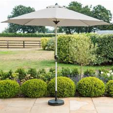 Maze Rattan 2.7m Round Garden Parasol