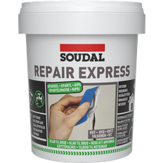 Letvægtsfiller Soudal Repair Express Plaster er en højkvalitets letvægtsfiller 900ml 1stk