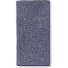 Violet Serviettes en Tissu Lyngby Porcelæn Herringbone Tygservett Cloth Napkin Purple, Blue (45x45cm)